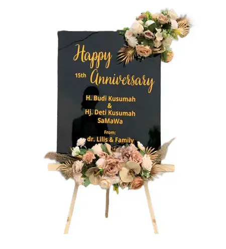 Papan Bunga Akrilik Disanah