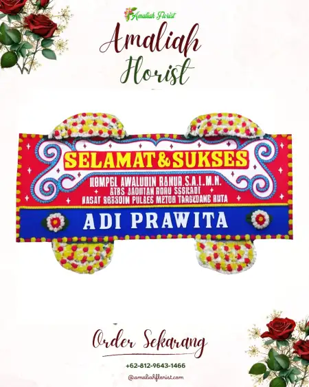 Papan Bunga Ucapan Selamat Disanah
