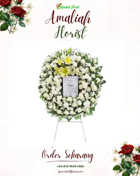 Krans Bunga Duka Disanah