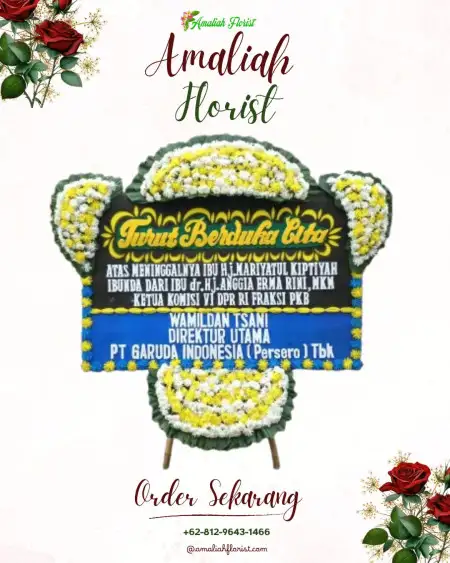 Papan Bunga Duka Disanah